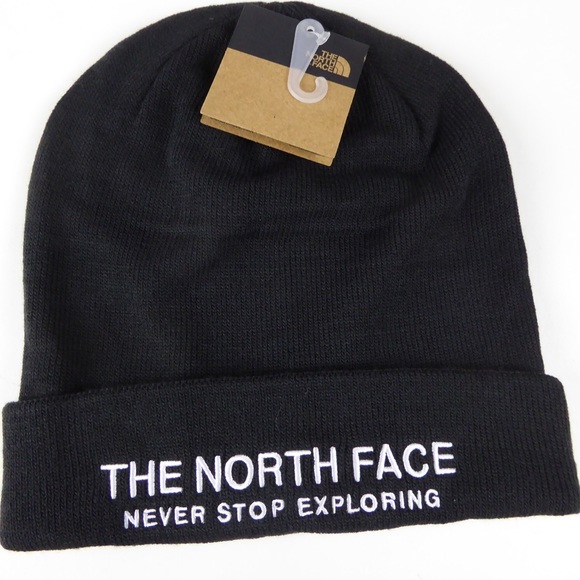 North Face Hat Bundle Wide Cuff TNF Embroidery NWT - Picture 7 of 15
